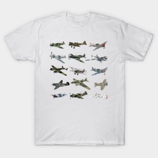 Various Soviet WW2 Airplanes T-Shirt